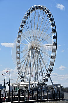 The Capital Wheel at National Harbor in Oxon Hill, Maryland