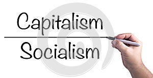 Capitalism Versus Socialism photo