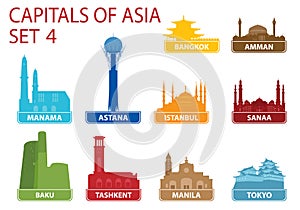 Capitals of Asia