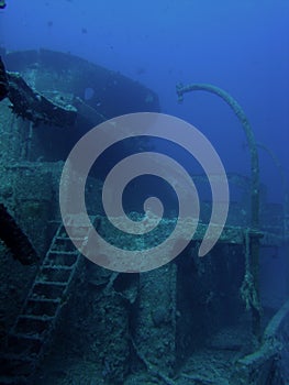 Capitan' bridge at Thistlegorm