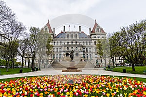 Capitol Building Area in East Capitol Park in Albany, New York photo