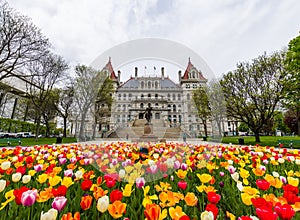 Capitol Building Area in East Capitol Park in Albany, New York photo