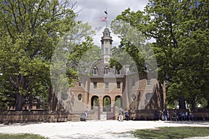 The Capitol Building of Colonial Williamsburg,