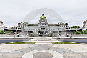 Capitol building in Downtown Harrisburg, pennsylvania photo