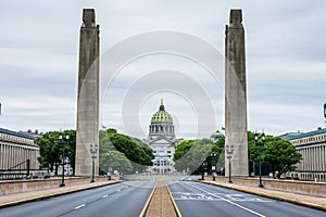 Capitol building in harrisburg, pennsylvania from the soilders a