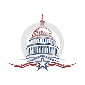 Capitol building icon