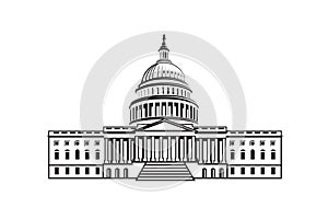 Capitol building icon