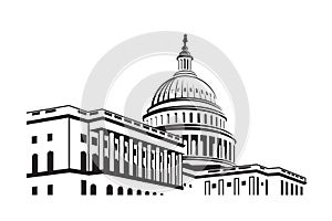 Capitol building icon photo