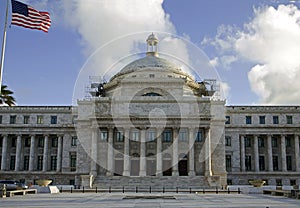 Capitol building in Old San Juan Puerto Rico