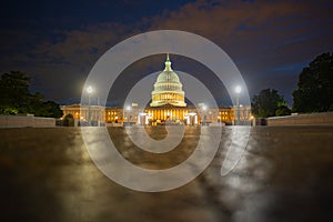 Capitol building. Washington DC. Capitol Building, Supreme Court, Washington monument. Capitols neoclassical photo