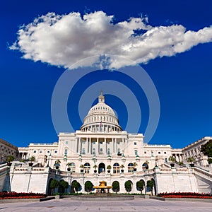 Capitol building Washington DC sunlight day US