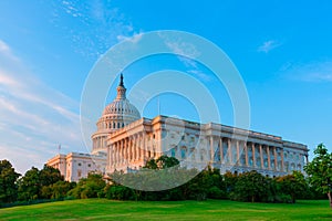 Capitol building Washington DC US congress