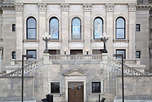 Capitol buildings state of Mississippi exterior