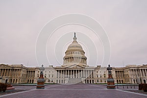 Capitol Hill grounds in Washington DC, USA