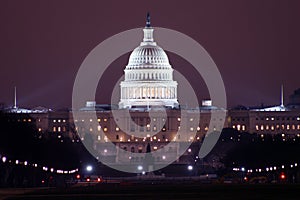 Capitol at night