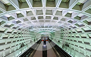 Capitol South metro station in Washington DC