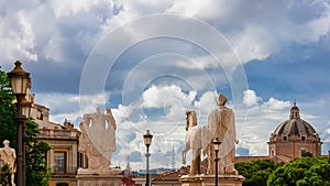 Capitoline Hill ancient monuments in Rome