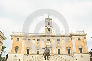 Capitoline hill landmark square