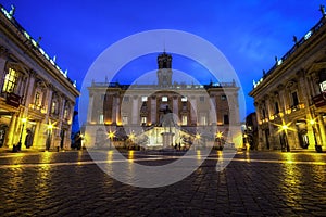 Capitoline Museum at night