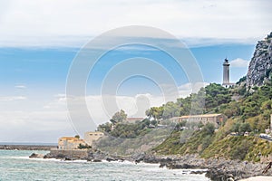 Capo cefalu lighthouse in Sicily