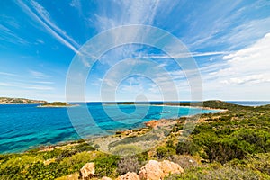 Capo Coda Cavallo coastline