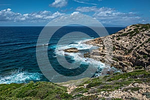 Capo Mannu Cliffs, Sardinia photo