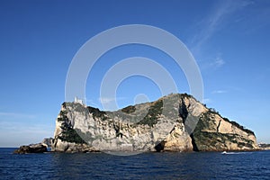 Capo Miseno with the lighthouse