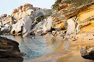 Capo Testa beach