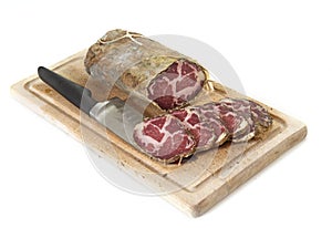 Capocollo in studio