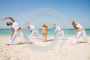 Capoeira athletes