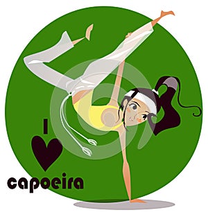 Capoeira girl