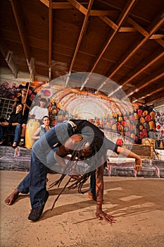 Capoeira Men Working Out