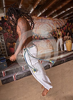 Capoeira Performers in Action