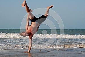 Capoeira Training on the beach