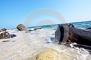 Capones Island Waves & Rocks