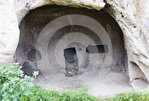 Cappadocia cave houses carved into the rocks