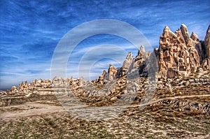 Cappadocia fairy chimneys landscape