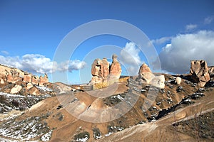 Cappadocia Fairy Chimney Landscape, Travel Turkey