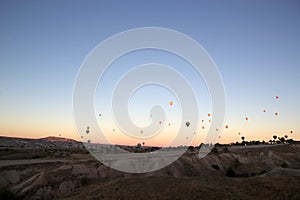 Cappadocia hot air balloon trip, Turkey