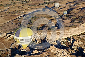 Cappadocia hot air balloon trip, Turkey