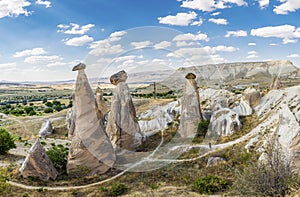 Cappadocia nature land in Turkey