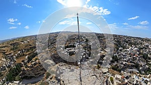 Cappadocia Ortahisar Castle in Turkey