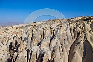 Cappadocia rock formations in Goreme, Turkey