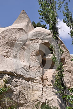 Cappadocia Rock Formations, Red Rose Valley, Goreme, Turkey