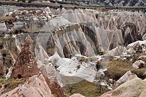 Cappadocia Rock Formations, Red Rose Valley, Goreme, Turkey