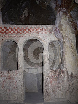 Cappadocia. Ancient cave church