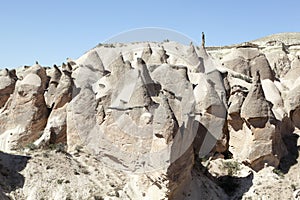 Cappadocia\'s Red Valley Eroded Rocks