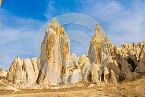 Cappadocia tuff towers in Goreme
