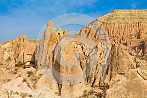 Cappadocia tuff towers in Goreme