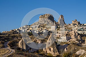 Cappadocia Uchisar cave fortress